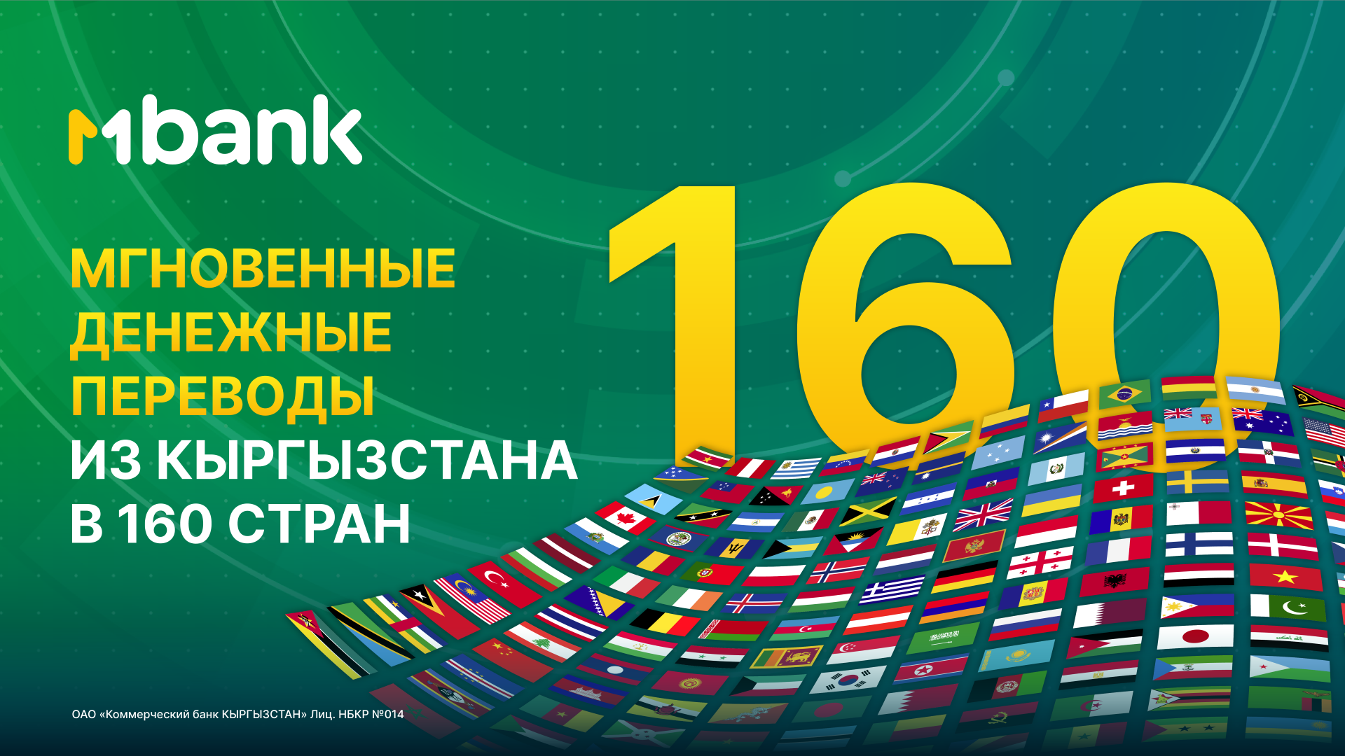 Мгновенные денежные переводы из Кыргызстана в 160 стран напрямую из приложения MBANK