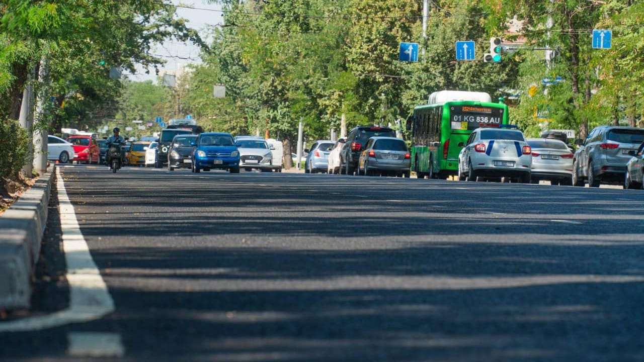 Перекресток Жибек-Жолу и Абдрахманова в Бишкеке закроют на ремонт