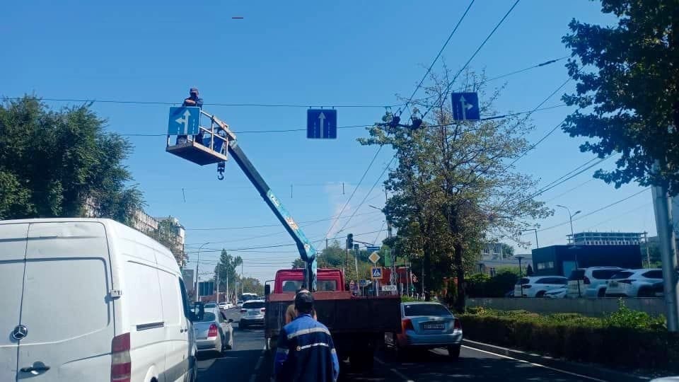 В Бишкеке участок улицы Гоголя временно станет двухсторонним