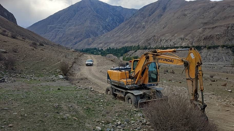 Узкие участки дороги в село Зардалы расширяют